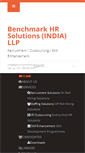 Mobile Screenshot of benchmarkhrsolutions.com