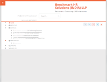 Tablet Screenshot of benchmarkhrsolutions.com